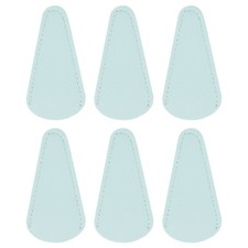 10Pcs Scissor Sheath, 2.9"x1.5" PU Leather Scissor Cover Protector, Sky Blue