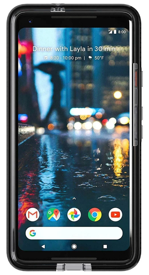 Tech21 Black Smoke EVO Check Anti-Shock Case TPU Cover for Google Pixel 2 - Image 2 of 4