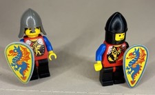 VintageLego Castle Dragon Master Knights X2 Rare