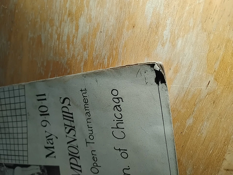 1946 Jubileo de Oro del Fútbol Guía de Eventos Universidad de Chicago Spalding Foto 3 de 4