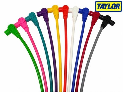 Taylor Cable 74658 8mm Spiro Pro Ignition/Spark Plug Wire Set Custom Fit Blue