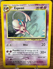 Pokémon TCG Espeon 20/75 Neo Discovery English, NM/ Very LP, Beautiful Card! 🔥 on eBay
