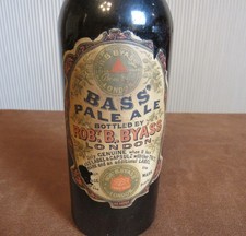 Civil War original Bass Pale Ale Bottle beer Indian Wars 1860's