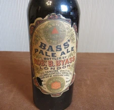 Civil War original Bass Pale Ale Bottle beer Indian Wars 1860's