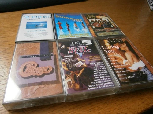 Music Cassettes Various x 6