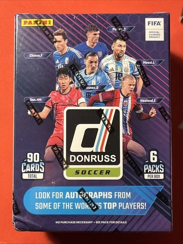 2024-2025 Donruss FIFA Soccer ⚽️ Blaster Box 🔥 Look For Auto Autographs 90 Card