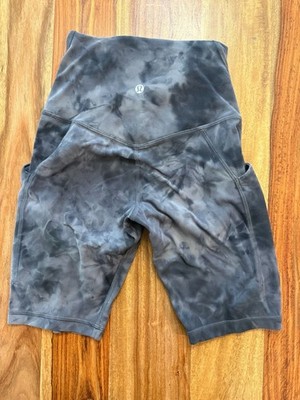 Lululemon Align High-Rise Short 8'' w/ Pockets in Diamond Dye Grey