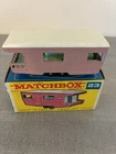 VINTAGE MATCHBOX LESNEY No. 23 Pink TRAILER CARAVAN IN ORIGINAL BOX 1960’s