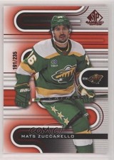 2022-23 Upper Deck SP Game Used Red 191/235 Mats Zuccarello #74 1a9l