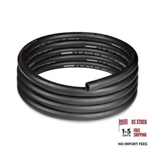 3/8" Heater Hose Coolant Radiator Straight 100PSI SAE 20R3 10FT Black 3/8 10FT