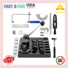 11in1 Bender Jewelry Making Kit with Saw Frame Dies Mandrel Sizer Measuring Tool