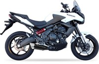 Ixil Hyperlow Black XL Auspuff Passend FüR Kawasaki Versys 650 2007-2014
