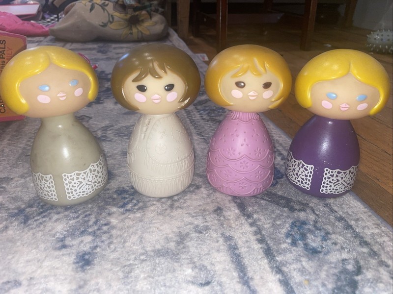 Vintage Avon Small World Empty Bottle Collection LOT of Four Bottles