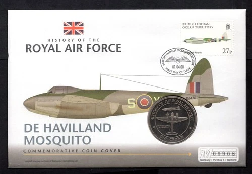 GB - 2008 History of the Royal Air Force De Havilland Mosquito PNC Coin Cover