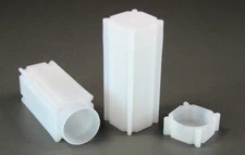 CoinSafe Square Coin Storage Tubes for Quarters 24.3mm, Qty. 100