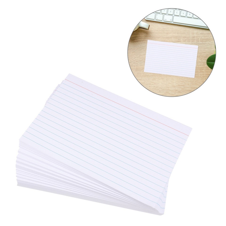 200 Sheet Ruled Index Cards 4x6inch Lined Note Flash Cardsindex Note