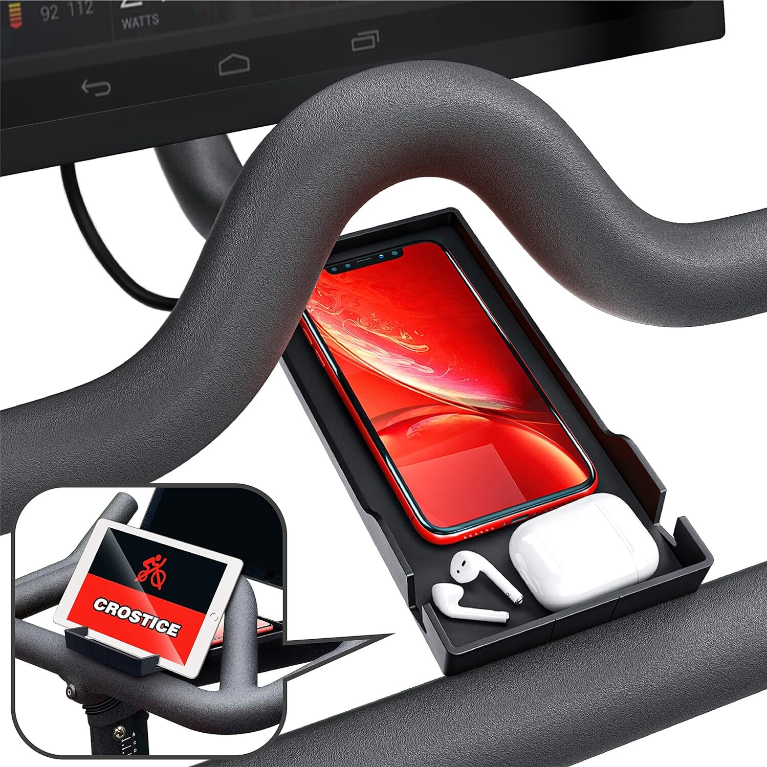 Phone Holder Compatible with Peloton Bike Bike Plus Accessories Design Phone