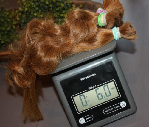 HAIR REBORN WIG 5.8oz Tot BABYFINE GOLDEN COPPER BLONDE BUNDLE PONYTAILS B22 - Picture 12 of 12