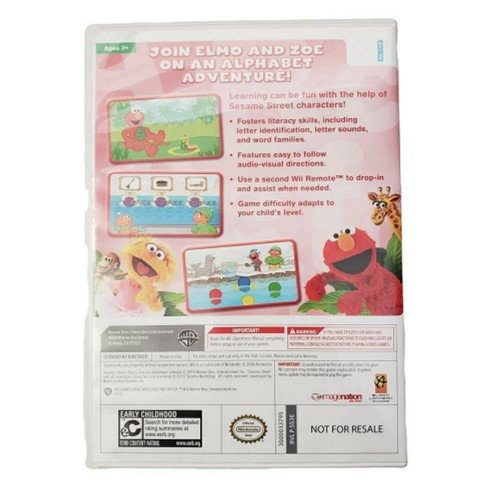 Wii Sesame Street Elmo's A-to-Zoo Adventure The Video Game Educational EC - Picture 3 of 3