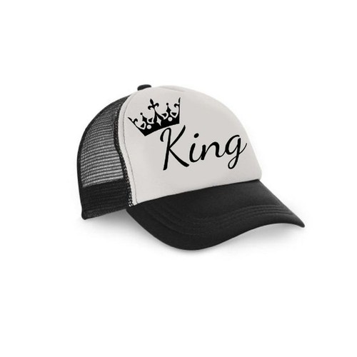 cappello cappellino visiera NERO scritta king re uomo idea regalo | eBay