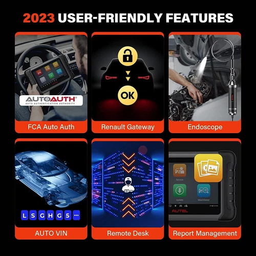 2023 Autel MaxiCOM MK808S Bidirectional Car Diagnostic Scanner Tool Key Coding image 15