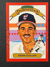 1990 Donruss Diamond Kings # 15 Ozzie Guillen Shortstop Chicago White Sox