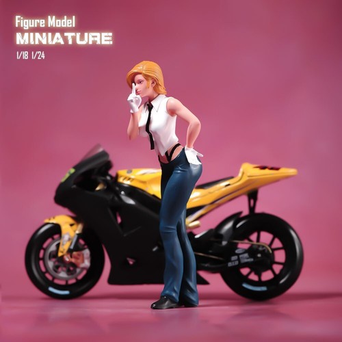 Diorama Szene Requisiten Resin 1/24 Banisha Anime Girl Modell bemalt Figur Puppe Spielzeug - Bild 4 von 5