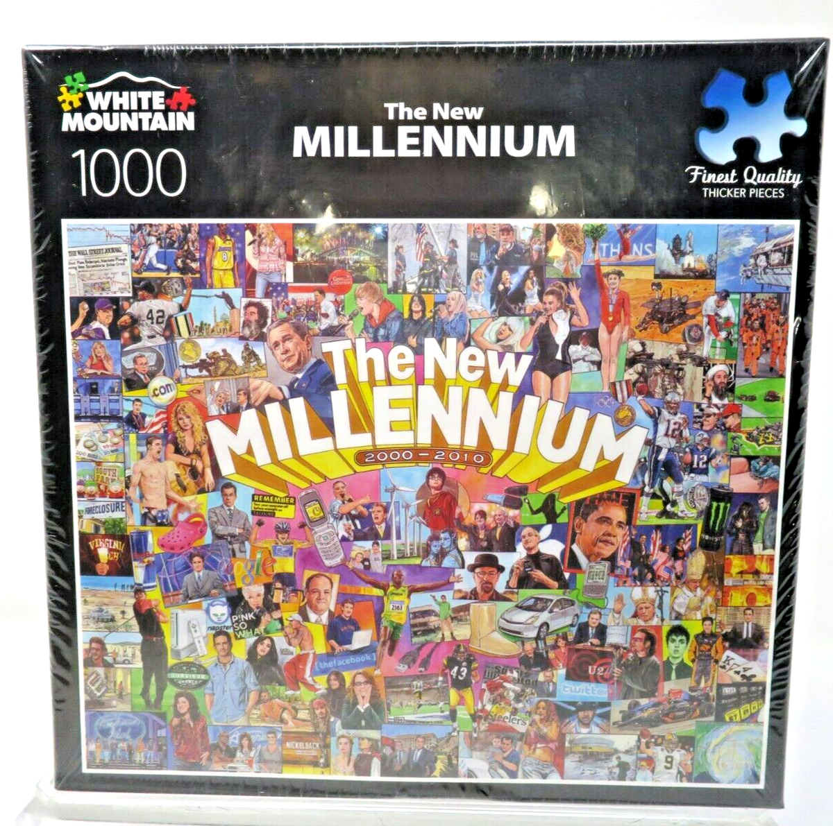 White Mountain The Millennium 1000 Pcs Jigsaw Puzzle 2000-2010