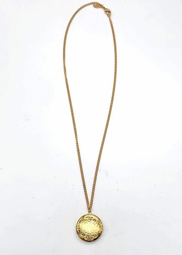 Round Locket Chain Necklace | eBay