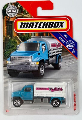 Matchbox 2019 Petrol Pumper 2 / 20 MBX Service 93/100 Farm Fresh Milk Truck T30