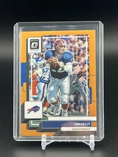 2022 Donruss Optic Orange Prizm Bills Jim Kelly /199 WHDZ