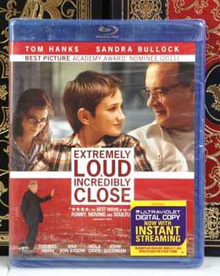 EXTREMELY LOUD INCREDIBLY CLOSE -- BLU-RAY NEW + DIGITAL -- I SHIP BOXED 