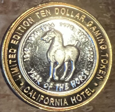 Year of the Horse California Hotel Silver Strike 2002