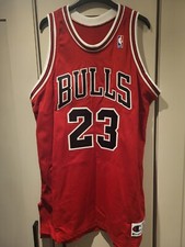 Michael Jordan NBA RED Trikot Chicago Bulls Authentic Vintage, von Champion RAR