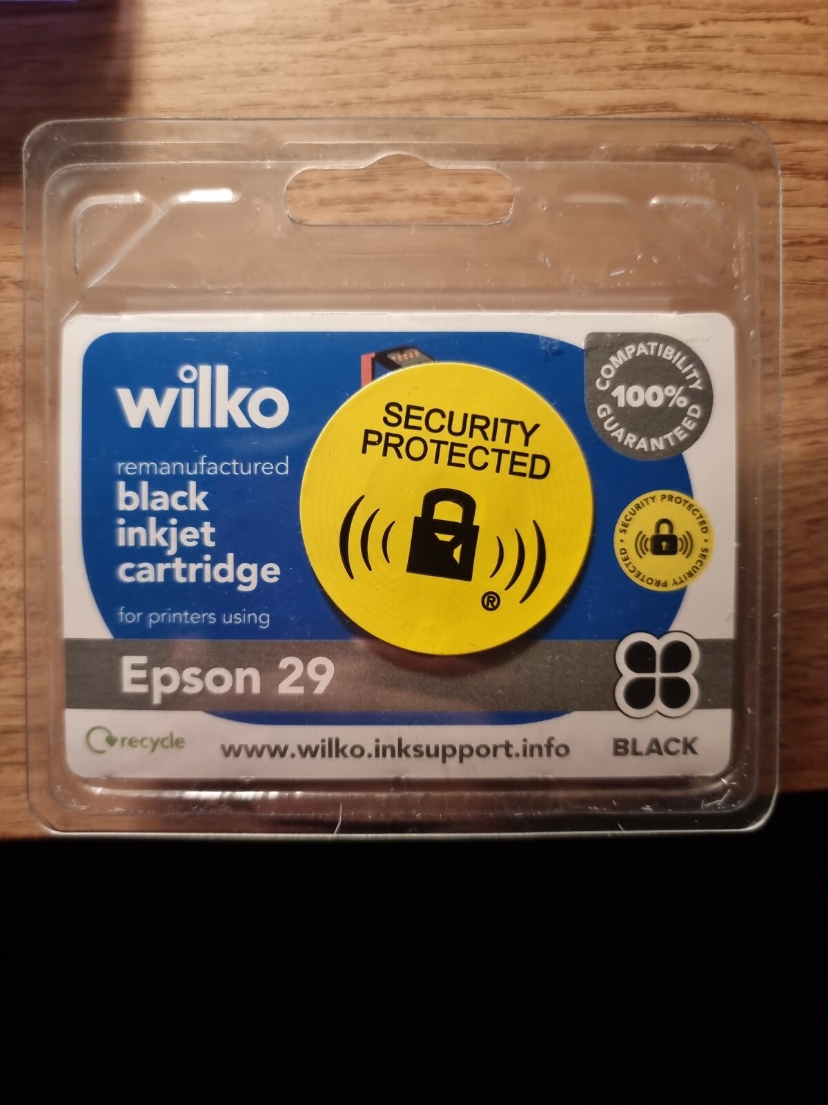 Wilko Remanufactured Black Ink Cartridge Epson 29 for Expression Home