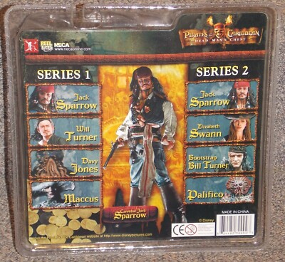 NECA Pirates Of The Caribbean Cannibal Jack Sparrow Figure New In