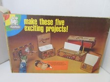 VTG RAPCO #6910 SUPER DELUXE WOODBURNING PROJECT SET MOST PIECES INTACT