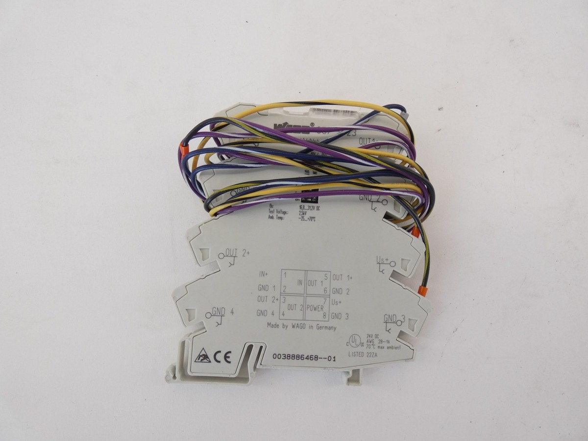 Wago 857-423 Jumpflex Isolating Amplifier Signal Conditioner