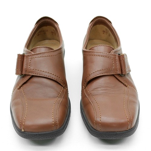 Hotter Damas EE. UU. 7 (Reino Unido 5) Skye Cuero Marrón Correa de Monje Gancho Mocasín Inglaterra - Imagen 5 de 12