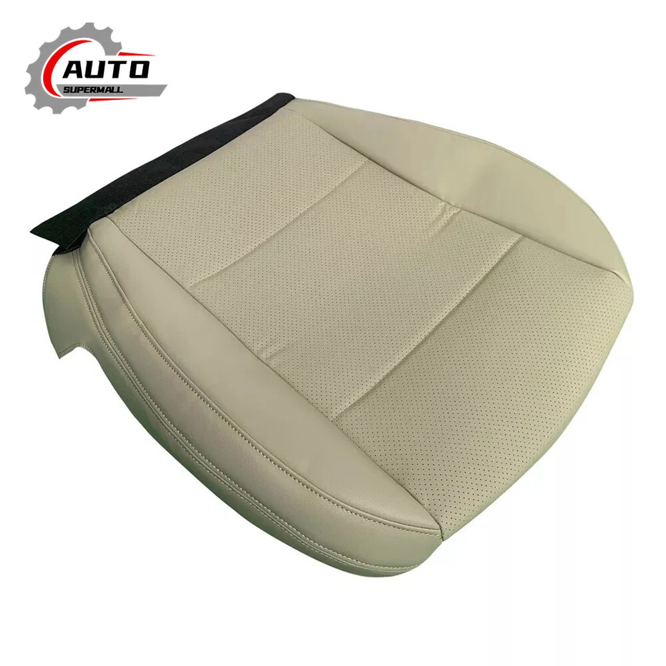 Perforated For 2015-2017 Subaru Outback beige Driver Leather Bottom Seat Cover Foto 4 de 4