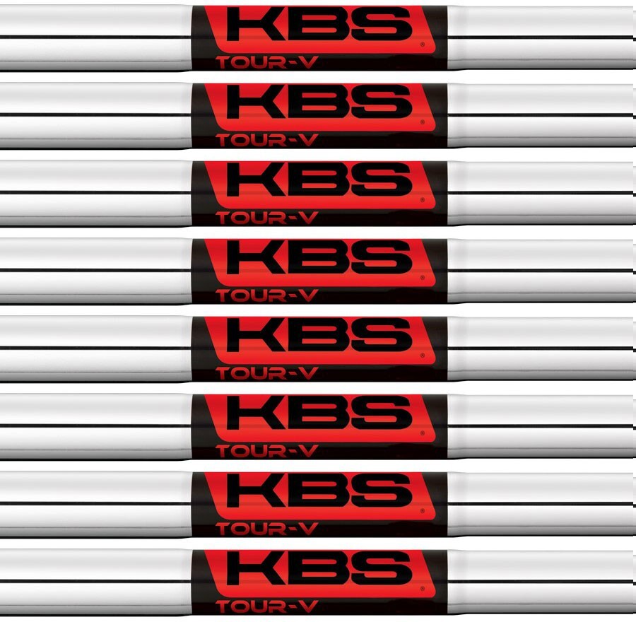 KBS Tour-V 110 Iron Shafts 3-PW - Stiff Flex - .355 Taper