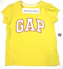 BABYGIRL'S GAP LOGO SHORT SLEEVE YELLOW T-SHIRT GREAT FOR SUMMER SIZE 3 YEARS