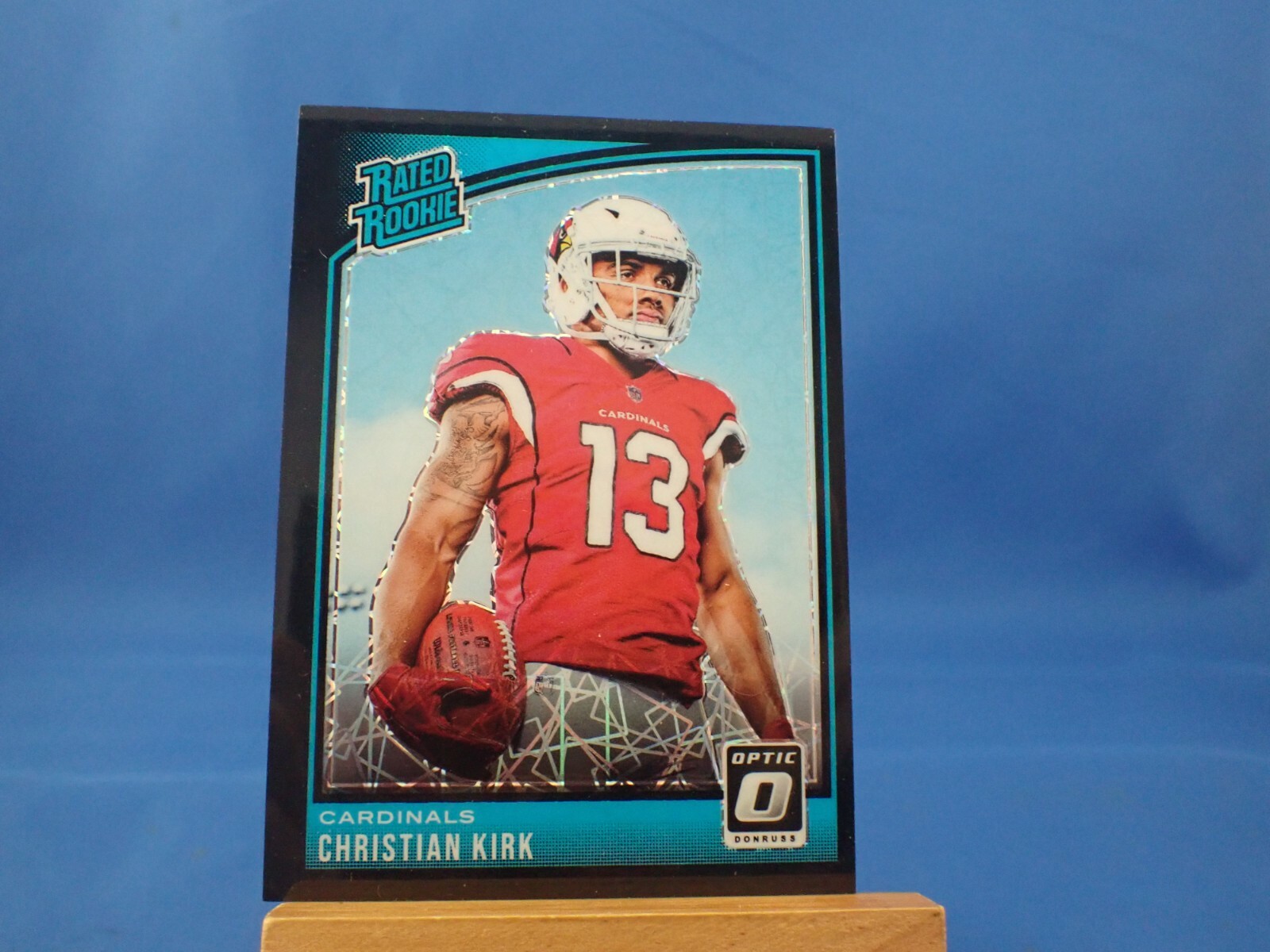 Christian Kirk Donruss Optic 2018 RC Rated Rookie Black Velocity Prizm /25