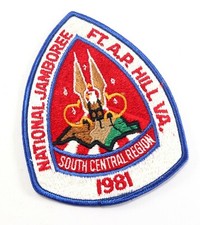 Vtg 1981 National Jamboree South Central Region Boy Scout of America BSA Patch
