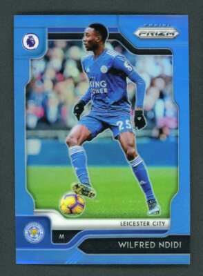 2019-20 Wilfred Ndidi 82/199 Panini Prizm Blue Premier League