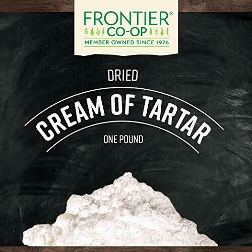 Frontier Coop Cream of Tartar Powder, Kosher, Nonirradiated 1 lb