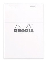 Rhodia Staplebound Graph Paper Notepad in Ice - 4 X 6 - NEW - R13201W
