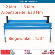 Metal Sheet Metal Bending Folding Machine Bender Tool 630 mm Manual Pipe Folder