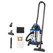Vacmaster 6 Gallon Stainless Steel Wet Dry Vacuum with 3 Peak HP Motor