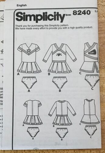 #8240 Simplicity Girls costume pattern 7-14 - Picture 3 of 4